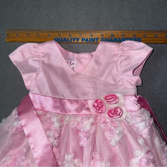 Jessica Ann Pink Baby Dress Infant 12 months - Picture 7 of 10